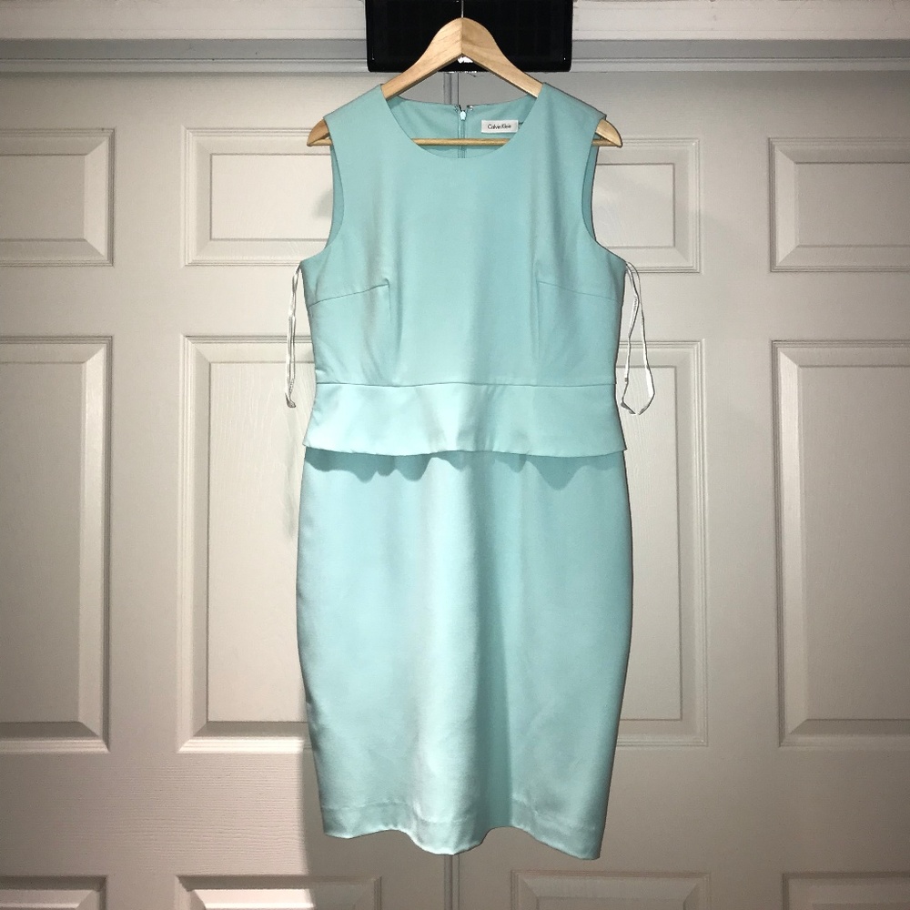 Calvin Klein Teal Dress Size 12